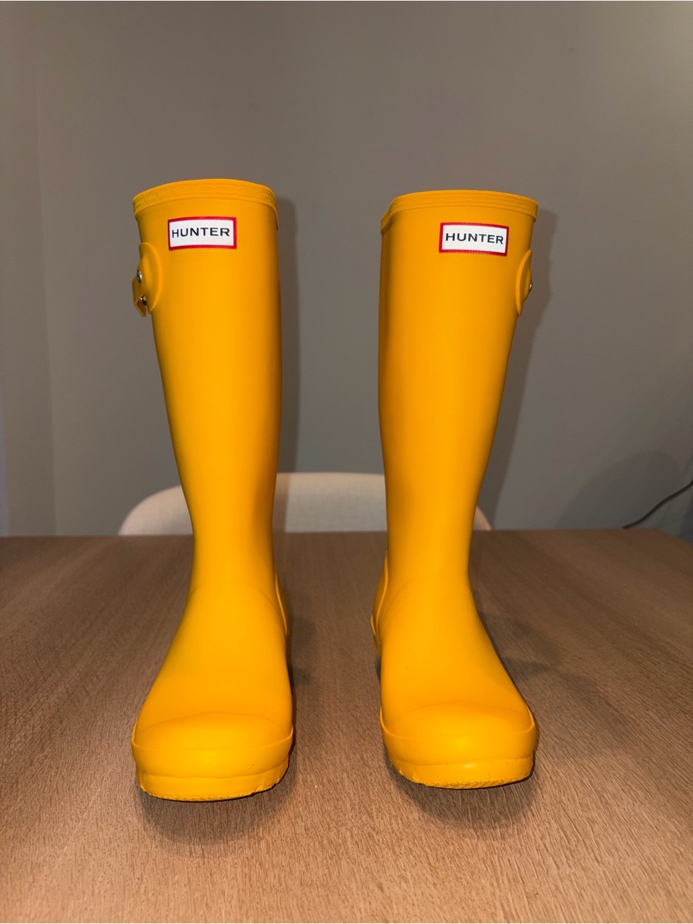 Hunter Kids Original Yellow Tall Rain Boots